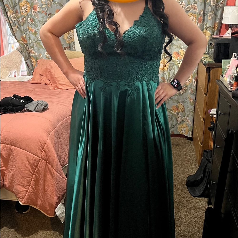 Emerald long dress